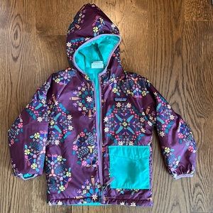 Patagonia size 4 reversible girls jacket